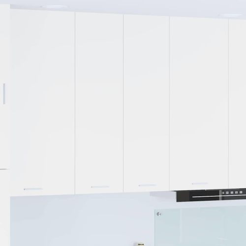 Висящ шкаф Бяло 60 x 31 x 100 см Инженерна дървесина