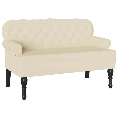 Пейка Честърфилд Крем 119,5 x 64,5 x 75 см Изкуствена