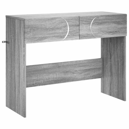 Конзолна маса Сив Сонома 96,5 x 38 x 75 см Инженерно дърво
