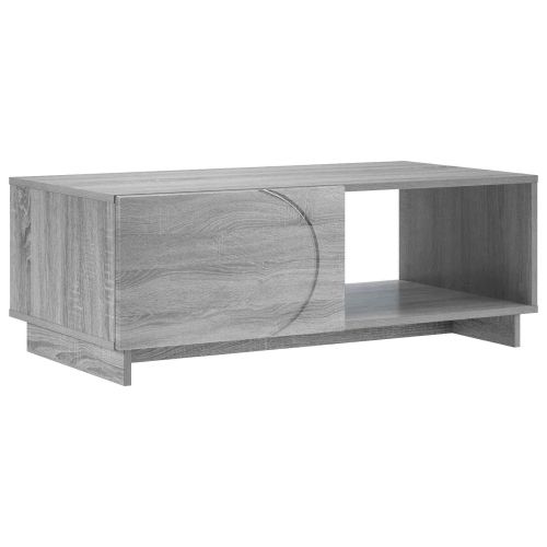 Холна маса Сив Сонома 95 x 50,5 x 35 см Инженерно дърво