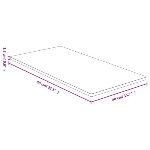 Плот за маса 40x80x1,5 см бамбук