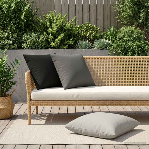 Калъфка за възглавница 2 pcs HEERLEN Антрацит 60 x 60 cm
