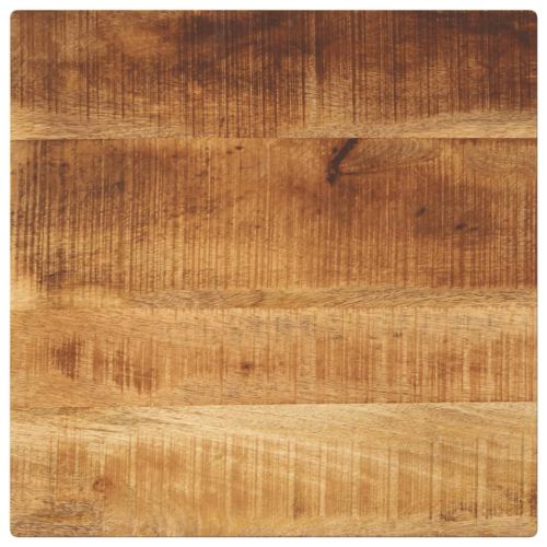 Плот за маса, 60x60x2,5см, квадратен, масивно дърво грубо манго