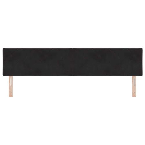 LED глава Черен 200 cm Кадифе