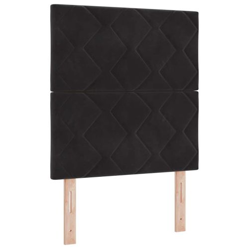 LED глава Черен 80 cm Кадифе