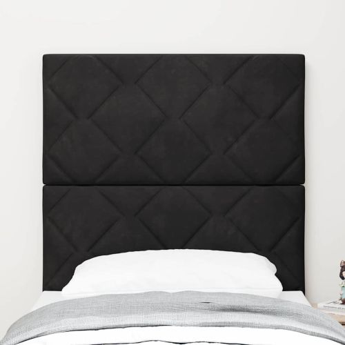 LED глава Черен 80 cm Кадифе