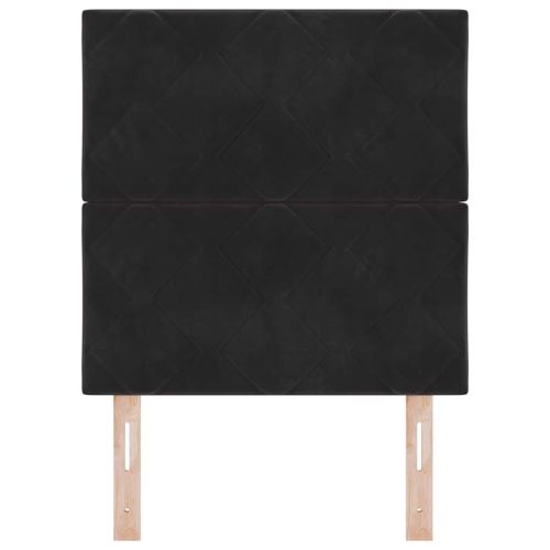 LED глава Черен 80 cm Кадифе