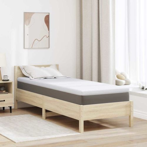 Топер за матрак от мемори пяна 70 x 200 cm Thick Меко Бяло