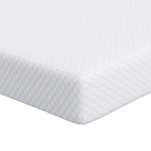 Топер за матрак от мемори пяна 70 x 200 cm Thick Меко Бяло
