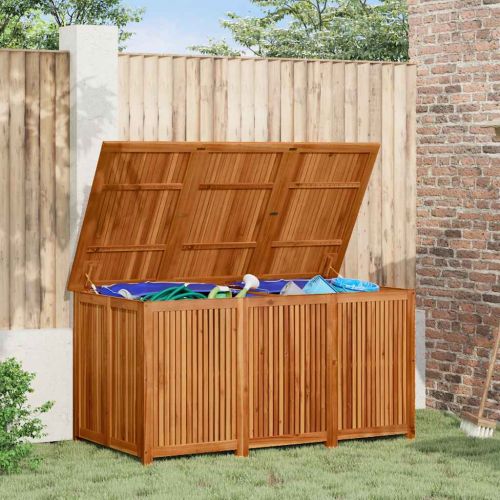 Градинска кутия за съхранение 150x80x75 см акациево дърво масив