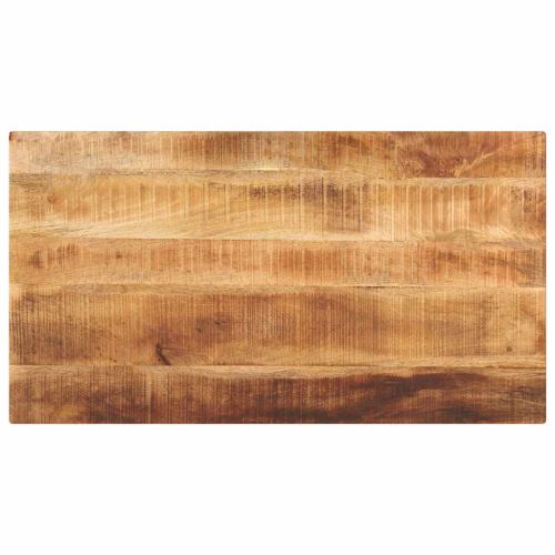 Плот за маса 100x60x2,5см правоъгълен масивно дърво грубо манго