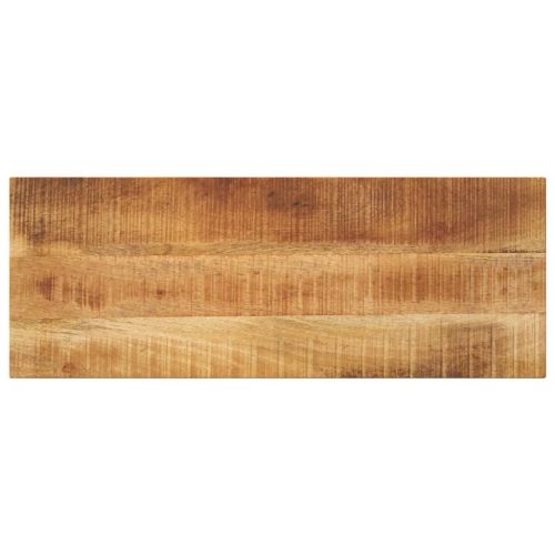 Плот за маса 90x20x3,8 см, правоъгълен, масивна дървесина, необработено манго