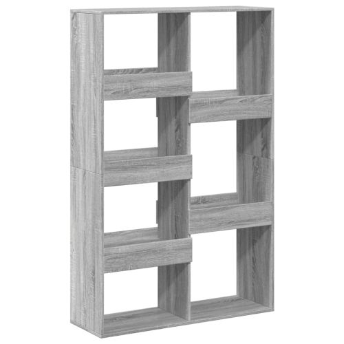 Библиотека, сив сонома, 100x33x155,5 см, инженерно дърво
