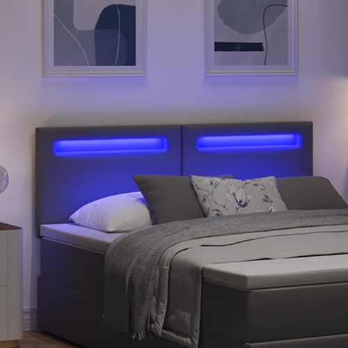 LED глава Сив 144 см Изкуствена