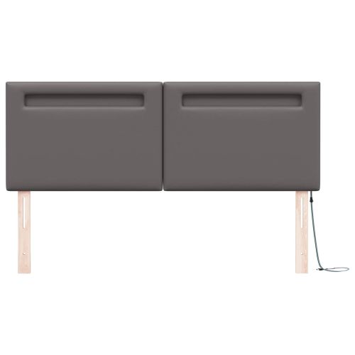 LED глава Сив 160 cm Изкуствена