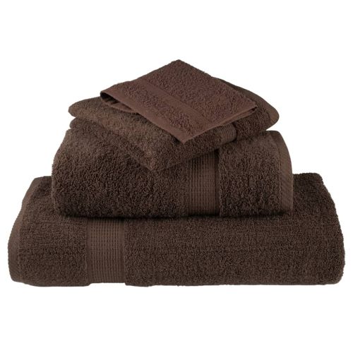 Премиум кърпи SOLUND 2 бр кафяви 100x200 см 600 gsm