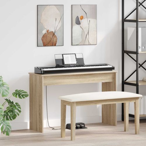 Стойка за клавиатура Сонома дъб 100 x 32 x 64 см