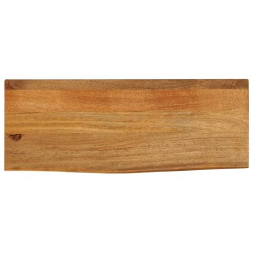 Плот за маса, жив ръб, 80x30x2,5 см, масивно дърво манго