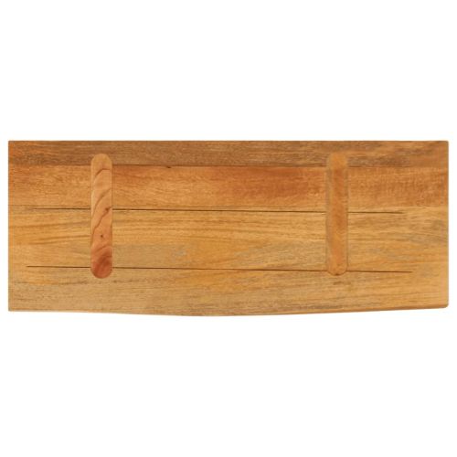 Плот за маса, жив ръб, 80x30x2,5 см, масивно дърво манго
