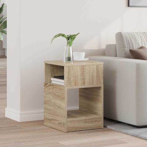 Крайна масичка Сонома дъб 30,5 x 30 x 45 см Инженерна дървесина