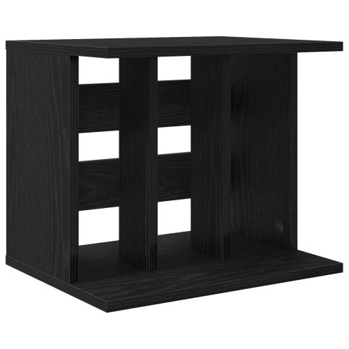 Съхранение на винилови плочи Черен дъб 42 x 33 x 36 см