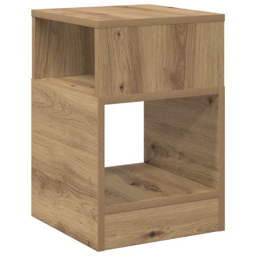 Крайна масичка Дъб 30,5 x 30 x 45 см Инженерна дървесина