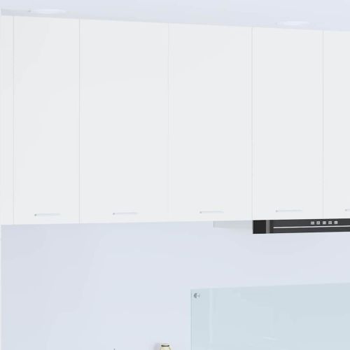Висящ шкаф Бяло 80 x 31 x 80 см Инженерна дървесина