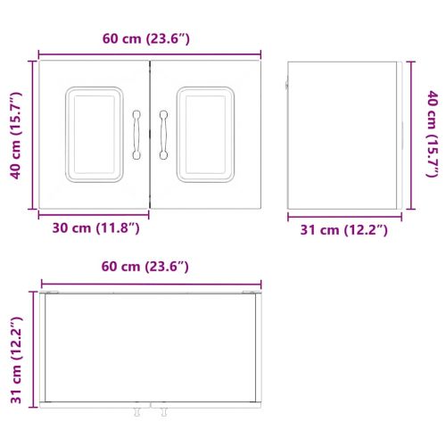 Панел за миялна машина Kalmar Черно 60 x 31 x 40 см