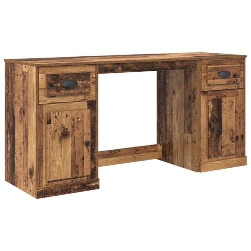 Маса с шкаф Старо дърво Инженерна дървесина 154,5 x 50 x 75 см