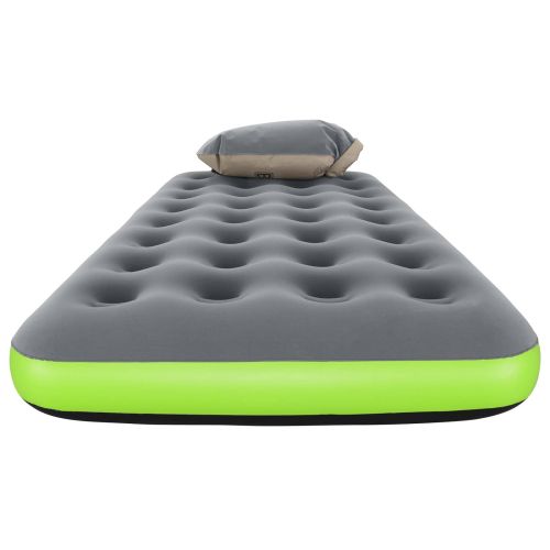 Bestway Въздушен матрак 1-местен 188 x 99 x 22 cm Сив и зелен