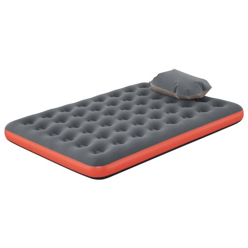 Bestway Въздушен матрак 2-местен 203 x 152 x 22 cm Сив и червен