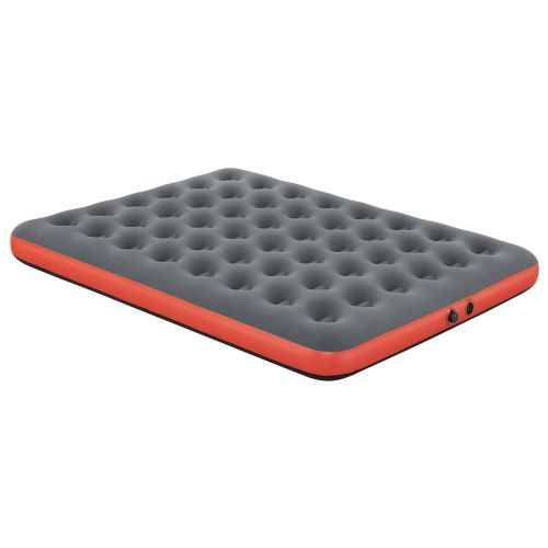 Bestway Въздушен матрак 2-местен 203 x 152 x 22 cm Сив и червен