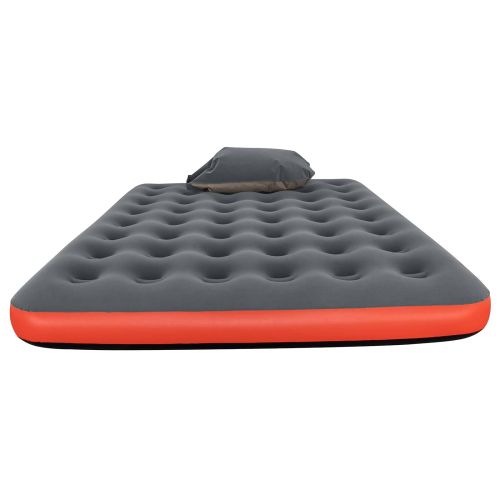 Bestway Въздушен матрак 2-местен 203 x 152 x 22 cm Сив и червен