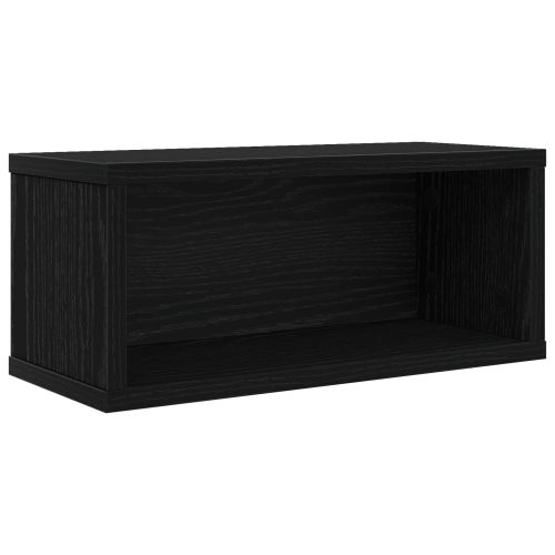 Рафтове за CDs Черен дъб 40 x 17 x 17 см Инженерна дървесина