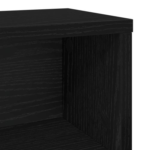 Рафтове за CDs Черен дъб 40 x 17 x 17 см Инженерна дървесина