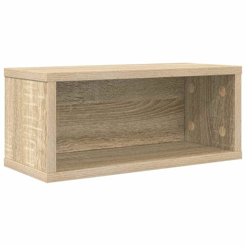 Рафтове за CDs Дъб сонома 40 x 17 x 17 см Инженерна дървесина