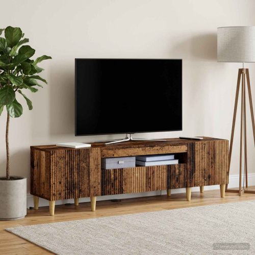LED телевизионен кабинет ARNHEM 153 x 35 x 43 см Старо дърво
