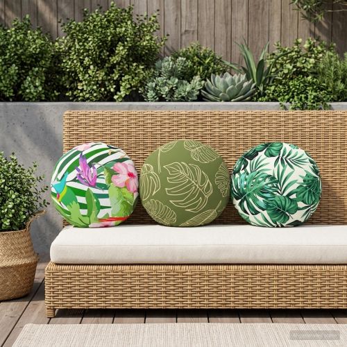 Калъфка за възглавница 2 pcs HEERLEN Многоцветен Ø 40 cm