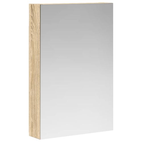 Шкаф с огледало за баня Сонома дъб 40 x 10,5 x 60,5 см