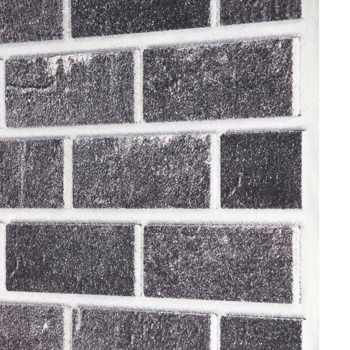 Стенни панели 10 бр. 100 x 50 cm Черен и Сив EPS пяна