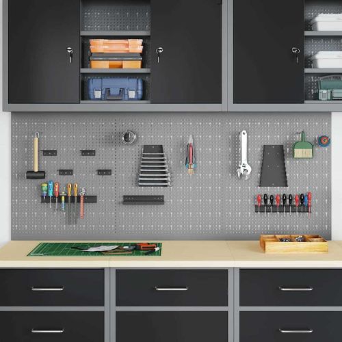 Панел за инструменти 3 бр. Сив 150 x 1 x 60 см