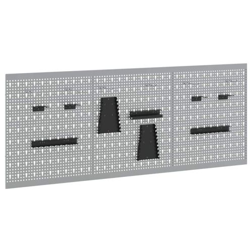Панел за инструменти 3 бр. Сив 150 x 1 x 60 см