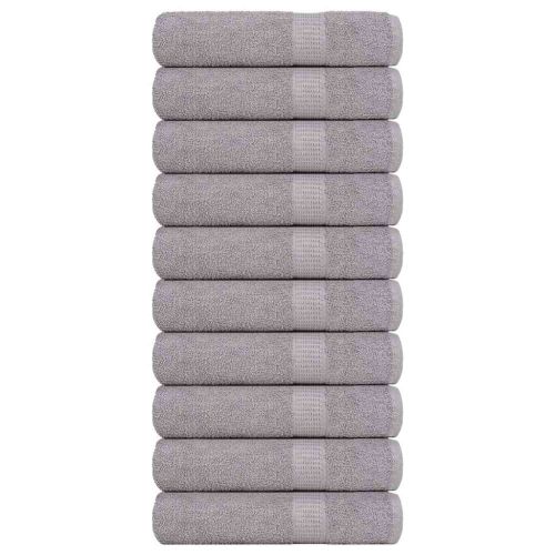 Кърпи за душ FROGN 10 бр. Сиви 70x140 см 360 г/м²
