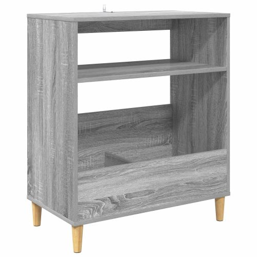 Стойка за грамофон Сив Сонома 71 x 39,5 x 83 см