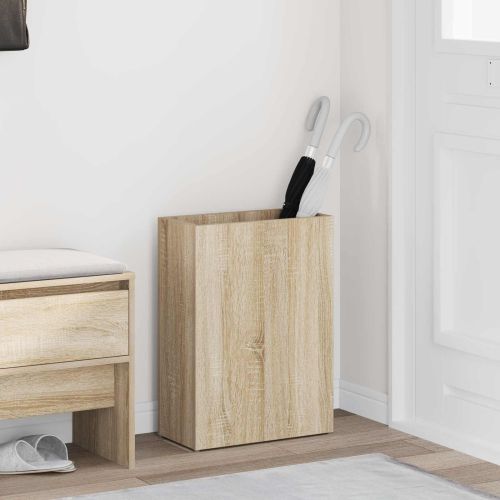 Стойка за чадър със съхранение Сонома дъб 40 x 20 x 55,5 см
