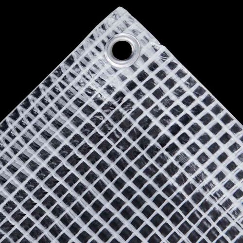 Брезент тип Лено, 140 г/м², 8x10 м, бял