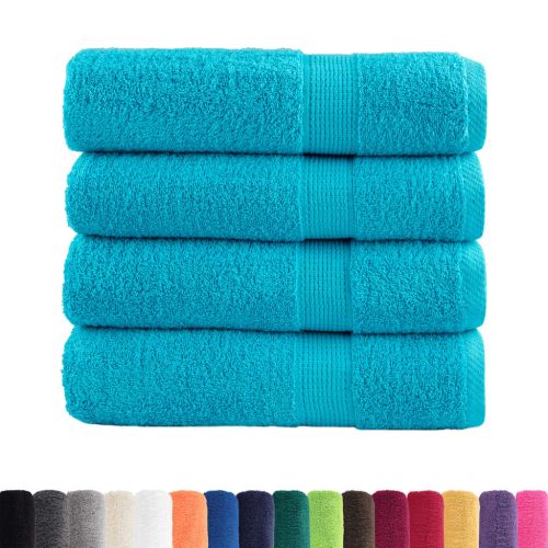 Премиум хавлиени кърпи SOLUND 4 бр зелени 100x150 см 600 gsm