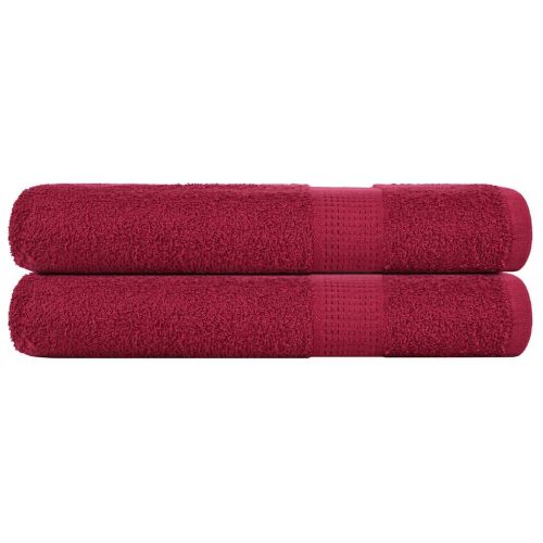 Кърпи FROGN 2 бр. бордо 100x200 см 360 г/м²