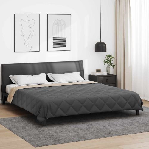 Летен юрган 240 x 200 cm Лято 200 гсм Антрацит и таупе