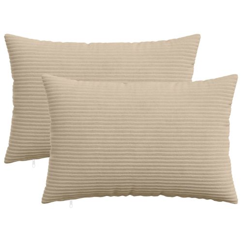 Калъфка за възглавница 2 pcs HEERLEN Таупе 40 x 60 cm кордурой